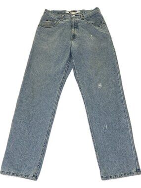 Anchor Blue Vintage Relaxed Straigh Leg Jeans Men’s Light Blue 32x32 Y2K